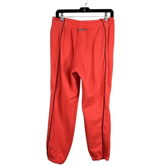 Nike Air Womens M Crimson Tracksuit Cropped Hoodie Joggers Athletic Lounge Set - Picture 6 of 16